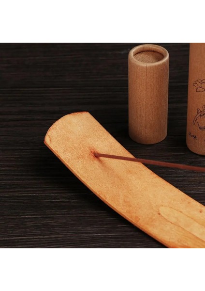 Açık Sarı Stil Aromaterapi Tabanı Ahşap Doğal Düz Ahşap Ahşap Tütsü Brülör Çubuk Kül Yakalayıcı Tutucu Ev Basınç Brülörü Rölyef Ayarlanabilir (Yurt Dışından)