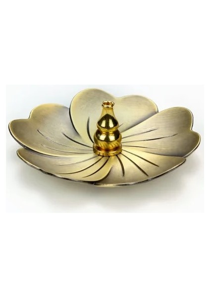 B Tarzı Geri Akış Tütsü Brülör Çubuk Tütsü Tutucu Ev Budizm Dekorasyon Bobin Lotus Censer Bronz Hava Buharlaştırıcı Ev Dekor Malzemeleri (Yurt Dışından)