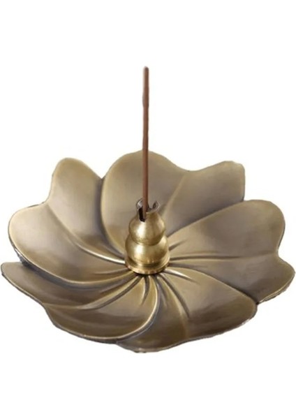 B Tarzı Geri Akış Tütsü Brülör Çubuk Tütsü Tutucu Ev Budizm Dekorasyon Bobin Lotus Censer Bronz Hava Buharlaştırıcı Ev Dekor Malzemeleri (Yurt Dışından)