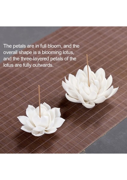 7.9CMX4CM 1 Adet Stil Simülasyon Lotus Alaşım Tütsü Brülör Ev Dekor Tütsü Çubuk Tutucu Tütsü Tabağı El Yapımı Budist Aromaterapi Buhurdan Dekor (Yurt Dışından)