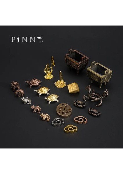 Zen Kelime Stili Pınny Yaratıcı Metal Tütsü Tutucu Alaşım Çubuk Tütsü Bankası Hayvan Bakır Çay Töreni Aksesuarları Zen Çay Pet Ev Dekorasyon (Yurt Dışından)