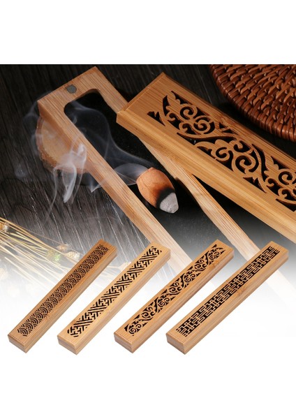 Örnek Tip 1 Stil 1 Adet Retro Doğal Ahşap Oyma Çiçek Tütsü Buhurdan Joss-Stick Takılı Tutucu Kül Catcher Aromaterapi Ev Dekor El Sanatları (Yurt Dışından) indirimleri
