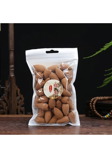 45 Adet Sandal Ağacı Tarzı Küçük Keşiş Buhurdan Buda Tütsü Tutucu Geri Akış Tütsü Brülör + Şelale Aroma Koku Konileri Ev Dekorasyonu Soba (Yurt Dışından)