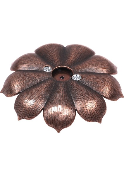 Mor Tarzı Yeni 1 Adet Alaşım Tütsü Brülör Çubuk Tutucu Plaka Budizm Lotus Censer Bronz Nasturtium Tütsü Brülör (Yurt Dışından)