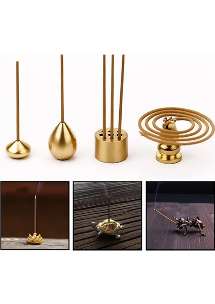 No.3 Tarzı Budizm Aletleri Kül Yakalayıcı Joss-Stick Takılı Tütsü Tutucu Bakır Buhurdan Geleneksel Şekiller Mini Cafe Süs Ev Dekorasyonu (Yurt Dışından) fırsatları