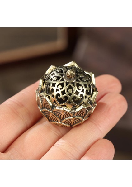 Zhuning Shop 1 No.2 Tarzı Metal Tütsü Brülör Hollow Altın Kule Yağ Brülörü Arap Tarzı Buhurdanlık Altın Lüks Hollow Metal Tütsü Brülör Ev Aracı (Yurt Dışından)