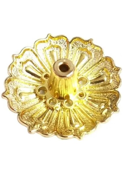 C Stili 9-Delik Bakır Tütsü Tutucu Mini Lotus Çiçeği Tütsü Çubukları Brülör Konileri Buhurdan Budist Çayevi Ev Dekorasyon Aksesuarları (Yurt Dışından)