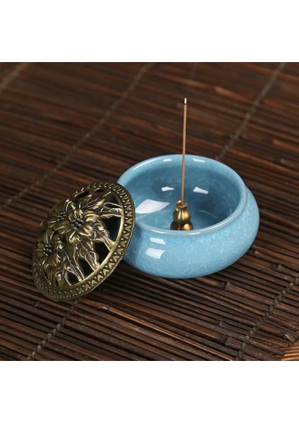 No.4 Tarzı Vintage Ceramic Incense Burner Meditation Buddhist Zen Censer Decoractive Incense Holder Office Desktop Ornament Home Decoration (Yurt Dışından) indirimleri