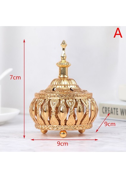 Bir Stil Orta Doğu Avrupa Yaratıcı Dantel Tütsü Brülör Metal El Sanatları Süsler Tütsü Brülör Manevi Dekor Tütsü Brülör Arapça Yeni (Yurt Dışından)