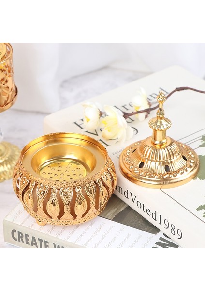 Bir Stil Orta Doğu Avrupa Yaratıcı Dantel Tütsü Brülör Metal El Sanatları Süsler Tütsü Brülör Manevi Dekor Tütsü Brülör Arapça Yeni (Yurt Dışından)