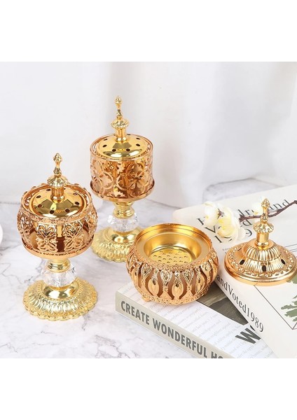 Bir Stil Orta Doğu Avrupa Yaratıcı Dantel Tütsü Brülör Metal El Sanatları Süsler Tütsü Brülör Manevi Dekor Tütsü Brülör Arapça Yeni (Yurt Dışından)
