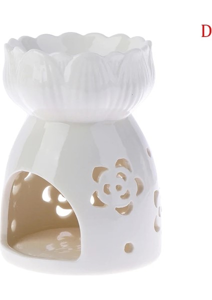 D Stili Seramik Mumluk Yağ Tütsü Brülör Esansiyel Aromaterapi Yağ Brülör Lambaları Porselen Ev Oturma Odası Dekorasyonu (Yurt Dışından)