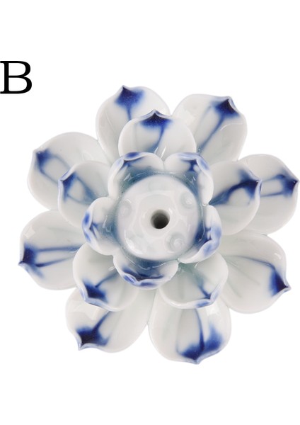 B Tarzı Adeeing Ceramic Incense Burner Stick Holder Lotus Incense Burner Ash Catcher Plate Wit Holes Hot Sale (Yurt Dışından)