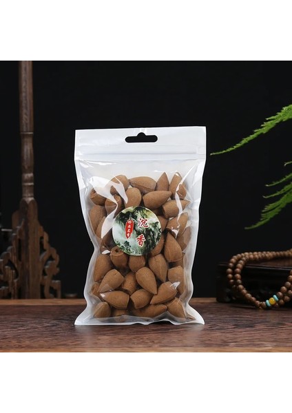 45 Adet Agarwood Tarzı Küçük Keşiş Buhurdan Buda Tütsü Tutucu Geri Akış Tütsü Brülör + Şelale Aroma Koku Konileri Ev Dekorasyonu Soba (Yurt Dışından)