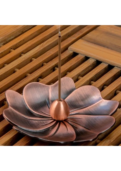 No.4 Tarzı Pirinç Lotus Tütsü Brülör Tutucu Retro Tütsü Çubukları Brülör Tütsü Kül Yakalayıcı Buhurdanlık Tutucu Plaka Budizm Zen Dekor (Yurt Dışından) indirimleri