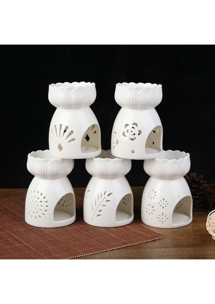 D Stili Seramik Mumluk Yağ Tütsü Brülör Esansiyel Aromaterapi Yağ Brülör Lambaları Porselen Ev Oturma Odası Dekorasyonu (Yurt Dışından) indirimleri