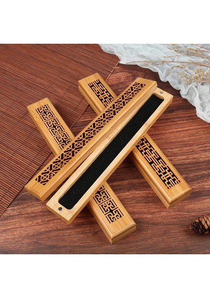 A4 Stili Bambu Ahşap Tütsü Çubuğu Tutacağı Yanan Joss Tütsü Kutusu Brülör Kül Yakalayıcı Ev Dekorasyonu (Yurt Dışından) fırsatları