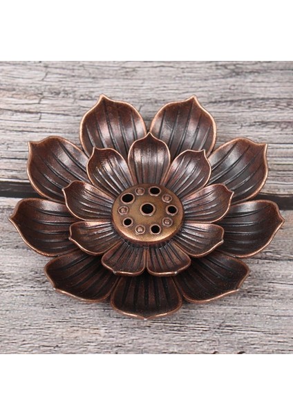 1.5x1.5cm Tarzı Yeni 1 Adet Alaşım Tütsü Brülör Çubuk Tutucu Plaka Budizm Lotus Censer Bronz Nasturtium Tütsü Brülör (Yurt Dışından)