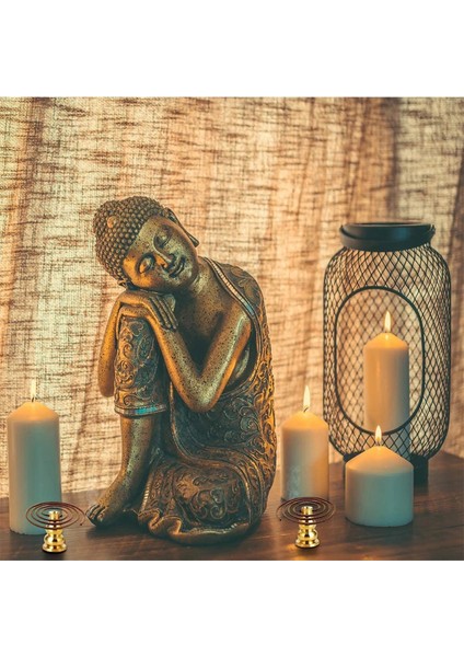 Lotus Altın Rengi Stili Kül Yakalayıcı Joss-Stick Takılı Tütsü Tutucu Bakır Buhurdan Mini Şişe Kabak Lotus Salyangoz Cafe Süsleme Budizm Alet Dekor (Yurt Dışından) modelleri