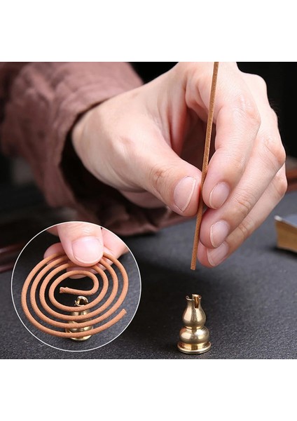 Lotus Altın Rengi Stili Kül Yakalayıcı Joss-Stick Takılı Tütsü Tutucu Bakır Buhurdan Mini Şişe Kabak Lotus Salyangoz Cafe Süsleme Budizm Alet Dekor (Yurt Dışından) fırsatları