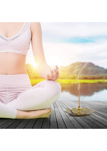 Lotus Altın Rengi Stili Kül Yakalayıcı Joss-Stick Takılı Tütsü Tutucu Bakır Buhurdan Mini Şişe Kabak Lotus Salyangoz Cafe Süsleme Budizm Alet Dekor (Yurt Dışından) indirimleri