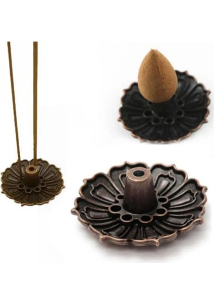 Altın Tarzı 9-Delik Lotus Bakır Taşınabilir Çiçek Tütsü Tutucu Mini Dekoratif Tütsü Çubukları Brülör Pratik Çayevi Ev Dekorasyonu (Yurt Dışından) modelleri