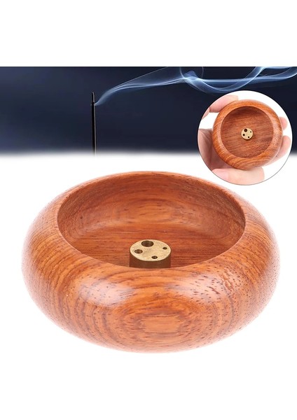 YDDHG545-M Stili 1 Adet Gülağacı Tütsü Brülör Çubuk Tutucu Kase Şekli Buhurdan Ev Dekorasyon Kokusu Aromatik Kokusu Aromatik (Yurt Dışından) fiyatları