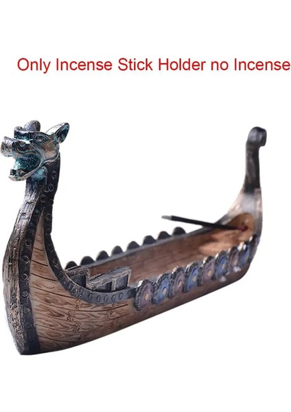 12X24CM Tarzı Retro Tütsü Brülör Dragon Tekne Tütsü Çubuğu Tutucu Geleneksel Çin Tasarım El Oyma Oyma Buhurdan Süsler Ev Dekorasyonu (Yurt Dışından)