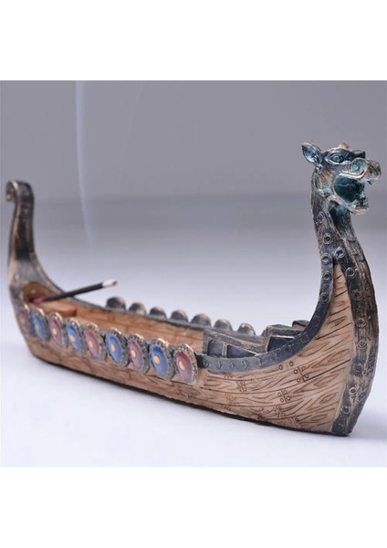 12X24CM Tarzı Retro Tütsü Brülör Dragon Tekne Tütsü Çubuğu Tutucu Geleneksel Çin Tasarım El Oyma Oyma Buhurdan Süsler Ev Dekorasyonu (Yurt Dışından) fırsatları