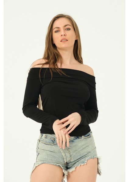 Omuz Dekolteli Bluz modelleri
