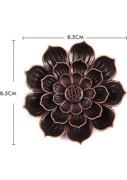 Resim Stili Olarak 1 Adet Lotus Tütsü Brülör Tutucu Çiçek Heykeli Buhurdan Plaka Alaşım Sopa El Yapımı Buhurdan Ev Çayevi Ofis Dekorasyonu (Yurt Dışından)