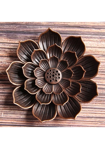 Resim Stili Olarak 1 Adet Lotus Tütsü Brülör Tutucu Çiçek Heykeli Buhurdan Plaka Alaşım Sopa El Yapımı Buhurdan Ev Çayevi Ofis Dekorasyonu (Yurt Dışından)