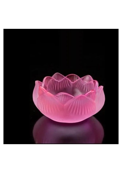 Pembe Stil Yedi Renk Kristal Tütsü Brülör Cam Lotus Mumluklar Ev Buda Mini Zen Koni Buhurdan Için El Sanatları Dekorasyon (Yurt Dışından)