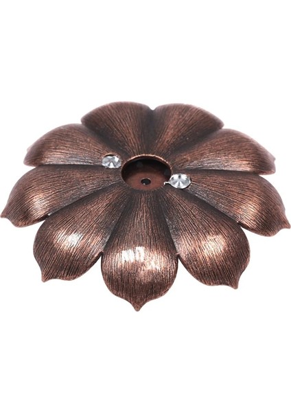 Resim Stili Olarak Yeni 1 Adet Alaşım Tütsü Brülör Çubuk Tutucu Plaka Budizm Lotus Censer Bronz Nasturtium Tütsü Brülör (Yurt Dışından)