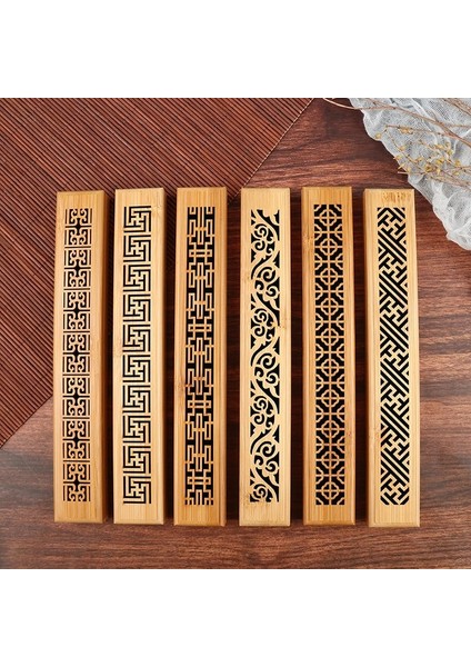 Turuncu Tarzı Bambu Ahşap Tütsü Çubuğu Tutacağı Yanan Joss Tütsü Kutusu Brülör Kül Yakalayıcı Ev Dekorasyonu (Yurt Dışından) fiyatları