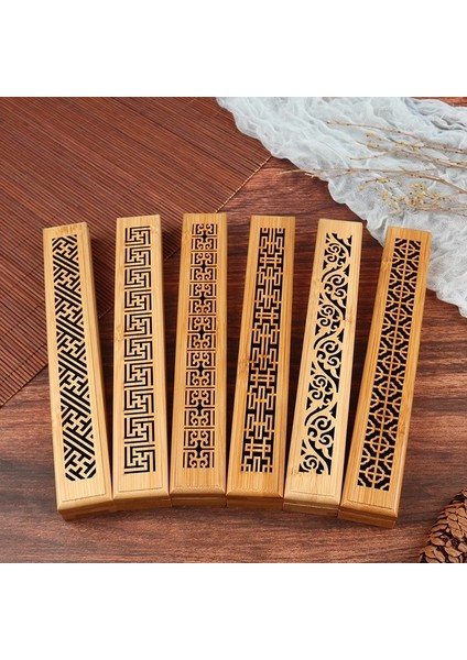 Turuncu Tarzı Bambu Ahşap Tütsü Çubuğu Tutacağı Yanan Joss Tütsü Kutusu Brülör Kül Yakalayıcı Ev Dekorasyonu (Yurt Dışından) indirimleri