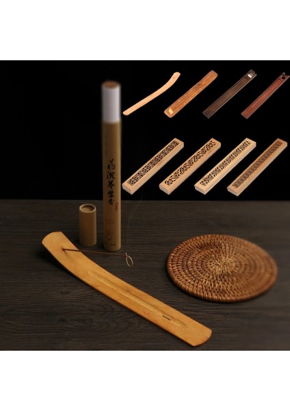 Siyah Tip 1 Stil 1 Adet Retro Doğal Ahşap Oyma Çiçek Tütsü Buhurdan Joss-Stick Takılı Tutucu Kül Catcher Aromaterapi Ev Dekor El Sanatları (Yurt Dışından)