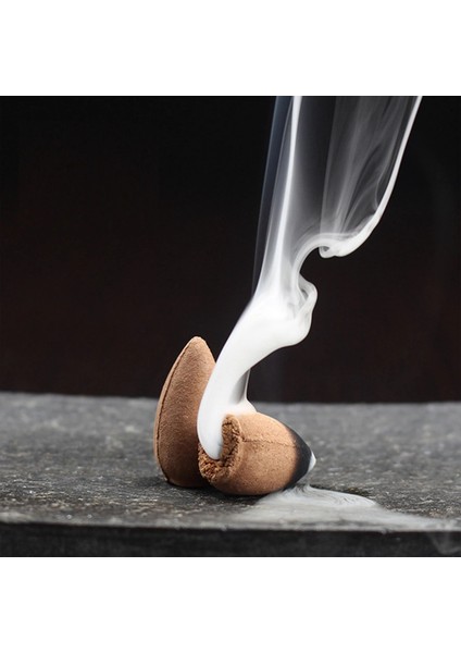 No.9 Tarzı Tütsü Brülör Burr Mill Şekilli Tütsü Tutucu Aromalı Soba Masaüstü Dekor Dekoratif Ev Ofis Için Artware (Yurt Dışından)