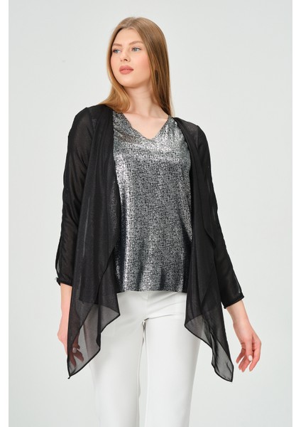 Çift Kat Görünümlü Şık Bluz