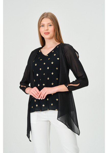 Çift Kat Görünümlü Şık Bluz fırsatları