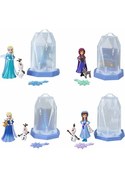 Disney Frozen Disney Karlar Ükesi Snow Reveal Renk Değiştiren Prenses Bebekler Sürpriz Paket HRN77