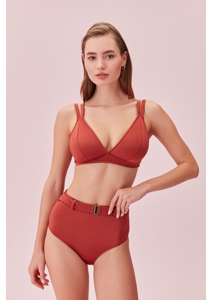 Yüksek Bel Kemerli Bikini Alt