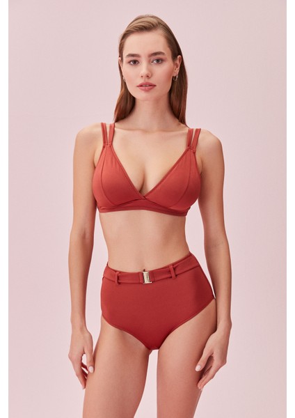 Yüksek Bel Kemerli Bikini Alt