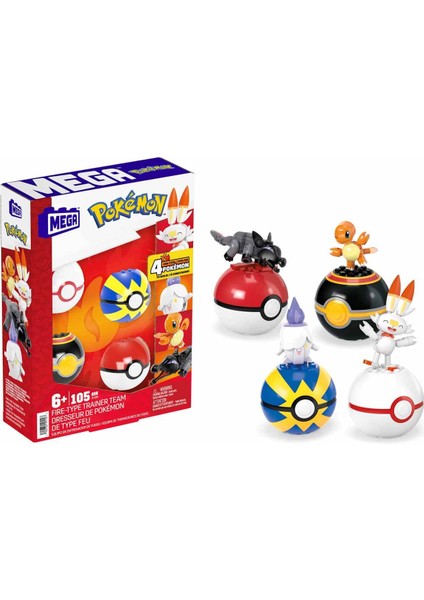 Mega Pokemon Ateş Pokemonu Eğitmenleri HTJ06