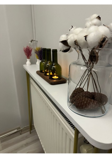 Dresuar Petek Üstü Oval Kenar Raf Dresuar Kalorifer Peteği Rafı Kitaplık Oval Kesim modelleri