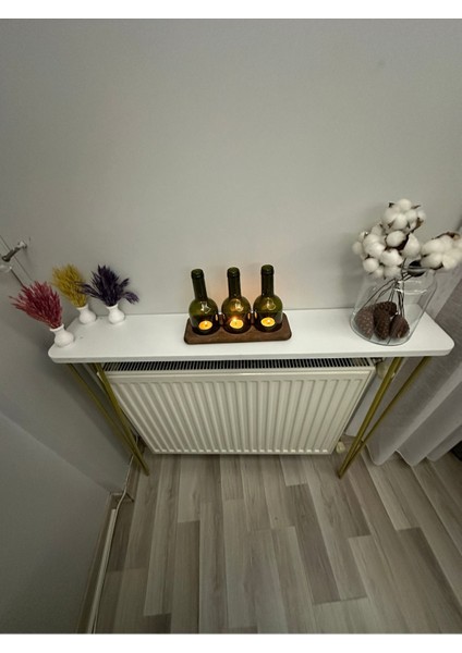 Dresuar Petek Üstü Oval Kenar Raf Dresuar Kalorifer Peteği Rafı Kitaplık Oval Kesim fırsatları