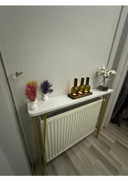 Dresuar Petek Üstü Oval Kenar Raf Dresuar Kalorifer Peteği Rafı Kitaplık Oval Kesim indirimleri