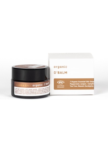 Organik D’Balm Derin Doku Masaj Balmı & Aromaterapi 15 ml