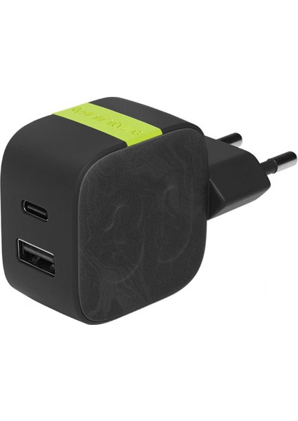 Instantcharger 30W 2 USB Şarj Aleti Siyah