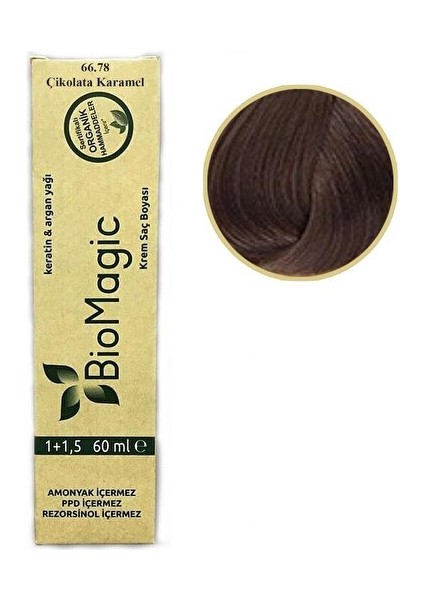 Organik Saç Boyası 60 ml Doğal Amonyaksız Rezorsinol ve Ppd Bulunmaz
